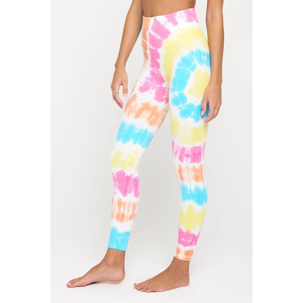 Spiritual Gangster x Grateful Dead Love Sculpt Seamless Legging XS/S Tie Dye - Picture 2 of 9
